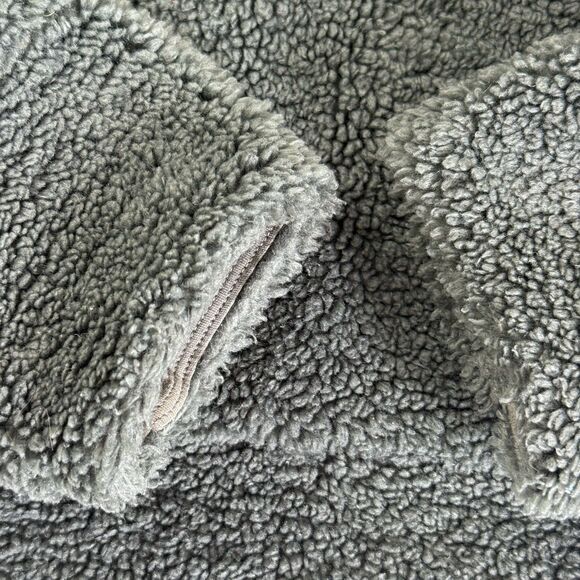 Lululemon Scuba Oversized Half-Zip Fleece Hoodie Size M/L Sherpa Green Cropped - Picture 8 of 14